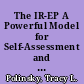 The IR-EP A Powerful Model for Self-Assessment and Planning in IR. AIR 2002 Forum Paper /