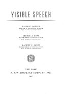 Visible speech /