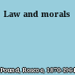 Law and morals