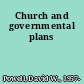Church and governmental plans