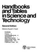Handbooks and tables in science and technology /