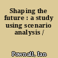 Shaping the future : a study using scenario analysis /