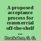 A proposed acceptance process for commercial off-the-shelf (COTS) software in reactor applications