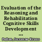 Evaluation of the Reasoning and Rehabilitation Cognitive Skills Development Program as implemented in juvenile ISP in Colorado