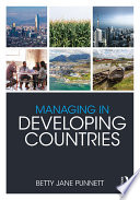 Managing in Developing Countries /