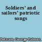 Soldiers' and sailors' patriotic songs