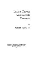 Laura Cereta, quattrocento humanist /