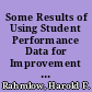 Some Results of Using Student Performance Data for Improvement of Individualized Instructional Units. The Development of Procedures for the Individualization of Educational Programs
