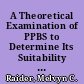 A Theoretical Examination of PPBS to Determine Its Suitability as a Management Tool for a University