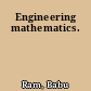 Engineering mathematics.
