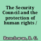 The Security Council and the protection of human rights /