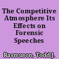 The Competitive Atmosphere Its Effects on Forensic Speeches /