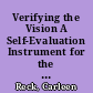 Verifying the Vision A Self-Evaluation Instrument for the Catholic Elementary School /