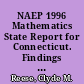 NAEP 1996 Mathematics State Report for Connecticut. Findings from the National Assessment of Educational Progress