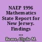 NAEP 1996 Mathematics State Report for New Jersey. Findings from the National Assessment of Educational Progress