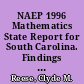 NAEP 1996 Mathematics State Report for South Carolina. Findings from the National Assessment of Educational Progress