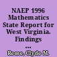 NAEP 1996 Mathematics State Report for West Virginia. Findings from the National Assessment of Educational Progress