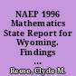 NAEP 1996 Mathematics State Report for Wyoming. Findings from the National Assessment of Educational Progress