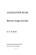 Aleksandr Blok: between image and idea.
