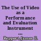 The Use of Video as a Performance and Evaluation Instrument in Public Speaking Courses