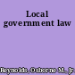 Local government law
