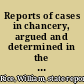 Reports of cases in chancery, argued and determined in the Court of Appeals and Court of Errors of South-Carolina from December, 1838, to May, 1839, both inclusive /