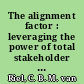 The alignment factor : leveraging the power of total stakeholder support /