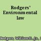 Rodgers' Environmental law