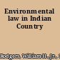 Environmental law in Indian Country