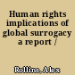 Human rights implications of global surrogacy a report /