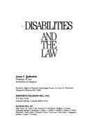 Disabilities and the law /