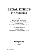 Legal ethics in a nutshell /