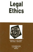 Legal ethics in a nutshell /