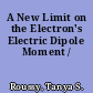 A New Limit on the Electron's Electric Dipole Moment /