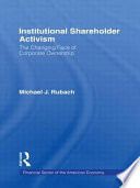 Institutional shareholder activism : the changing face of corporate ownership /