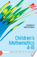 Children's mathematics 4-15 : learning from errors and misconceptions /