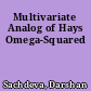 Multivariate Analog of Hays Omega-Squared