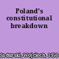 Poland's constitutional breakdown