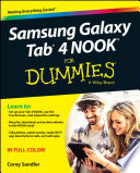 Samsung Galaxy Tab 4 Nook for dummies /