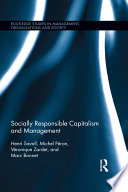 Socially Responsible Capitalism and Management /