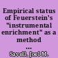 Empirical status of Feuerstein's "instrumental enrichment" as a method of teaching thinking skills /
