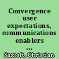 Convergence user expectations, communications enablers and business opportunities /