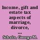 Income, gift and estate tax aspects of marriage, divorce, annulment and separation /