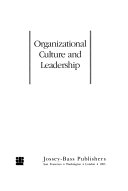 Organizational culture and leadership /