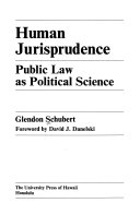 Human jurisprudence : public law as political science /