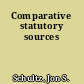 Comparative statutory sources