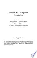 Section 1983 litigation /