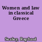 Women and law in classical Greece