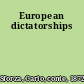 European dictatorships