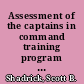 Assessment of the captains in command training program for adaptvie thinking skills /